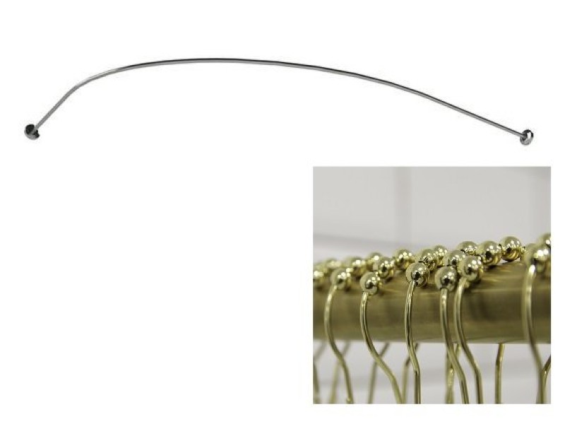 Карниз к поддону Радомир 1-12-3-0-0-008 120 x 80 см для душевого уголка, золото