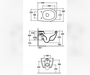 Подвесной унитаз Globo 4All MDS02.BI