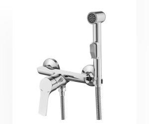Гигиенический душ Rossinka, со смесителем, хром, RS29-52