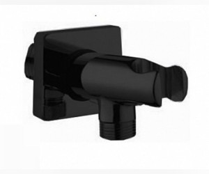 Держатель для душа со шланговым подсоединением Bossini CB3000.073, черный матовый