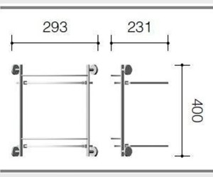 Полка угловая Schein Girtin 1812B стекло