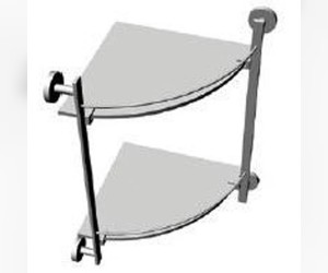 Полка угловая Schein Girtin 1812B стекло