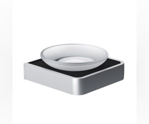 Мыльница Damixa Jupiter, хром, черный матовый, DA7734200