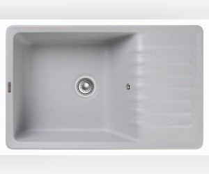 Кухонная мойка GranFest Quarz Z 72, 75.2 x 47.5 см, серый