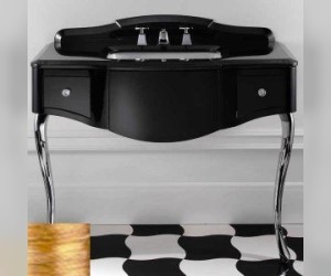 Тумба под раковину Devon&Devon Miami MIAMIBCOT, светлое золото