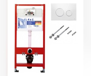 Инсталляция TECE Loop K440920 (K400600) 3 в 1 с кнопкой смыва для унитаза