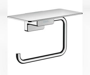 Держатель туалетной бумаги Hansgrohe AddStoris, с полкой, хром, 41772000