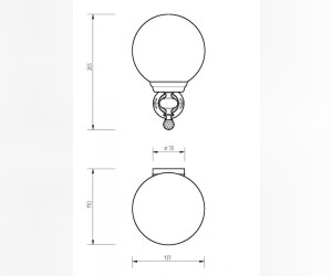 Светильник Migliore.CRistalia 16846 - золото