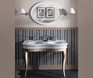 Зеркало Simas Lante LAS1 tortora овальное, цвет тортора глянцевый