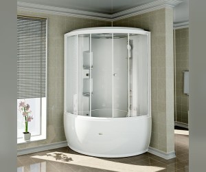 Душевой бокс Радомир Лаура 128 х 128 см с паром и гидромассажем