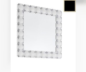 Зеркало Vod-ok Елизавета 60 цвет черный