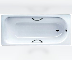Стальная ванна Kaldewei Saniform Plus Star мод. 337, 180*80*43 см, easy-clean, с отверстиями для ручек, 1337.0001.3001