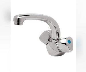 Смеситель Vidima ДЕЛЬТА (DELTA) BA147AA для раковины, поворотный излив, хром