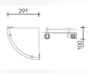 Полка Schein Carving 7065048