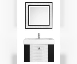 Тумба с раковиной Vod-ok Леон 60, цвет белый