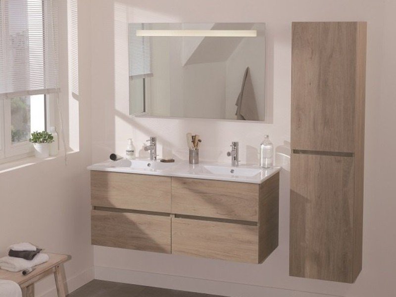 Тумба под раковину Jacob Delafon Tolbiac 120 см, дуб давос натуральный, EB2384-E75