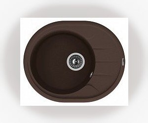 Мойка кухонная Florentina Родос 620 коричневый