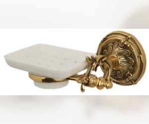 Мыльница Art&Max Barocco AM-1786-Do-Ant, античное золото