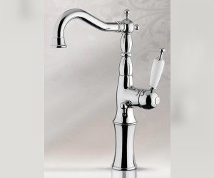 Смеситель для раковины Bugnatese Oxford 6317CR, с донным клапаном, хром