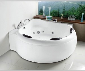 Ванна гидромассажная акриловая Gemy G9088 O, 185 х 185 см