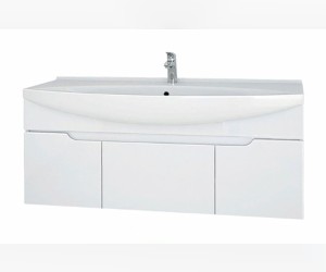 Тумба под раковину Dreja Laguna 99.0109, 120 см, белый лак