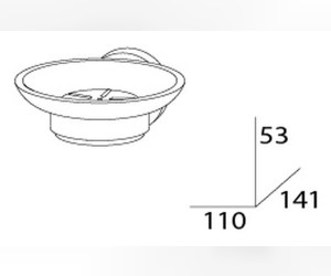 Мыльница стеклянная Artwelle Harmonie HAR 014