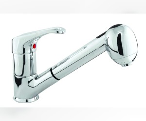 Смеситель GPD Kalipso MES20, для кухонной мойки, хром