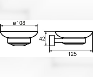 Мыльница Milardo Solomon SOLSMG0M42
