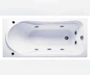 Ванна Bas Мальта 170x75 с гидромассажем акриловая (ВГ00140/ВГ00141)