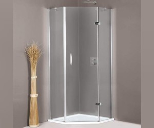 Душевой уголок Huppe Aura elegance 401101, 90 х 90 см, стекло прозрачное
