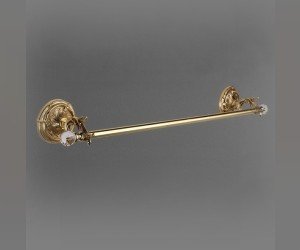 Полотенцедержатель Art&Max Barocco Crystal AM-1780-Do-Ant-C 54 см, античное золото