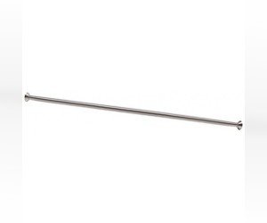 Карниз для ванны Bas КЗ00011 170 см прямой, нержавеющая сталь