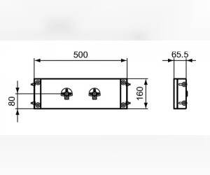 Инсталляция Ideal Standard Prosys для монтажа душевого смесителя, серый, R016667