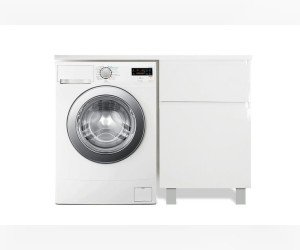 Тумба с раковиной Эстет Dallas Luxe, 2 ящика, 115 x 48,2 см, напольная, левая/правая