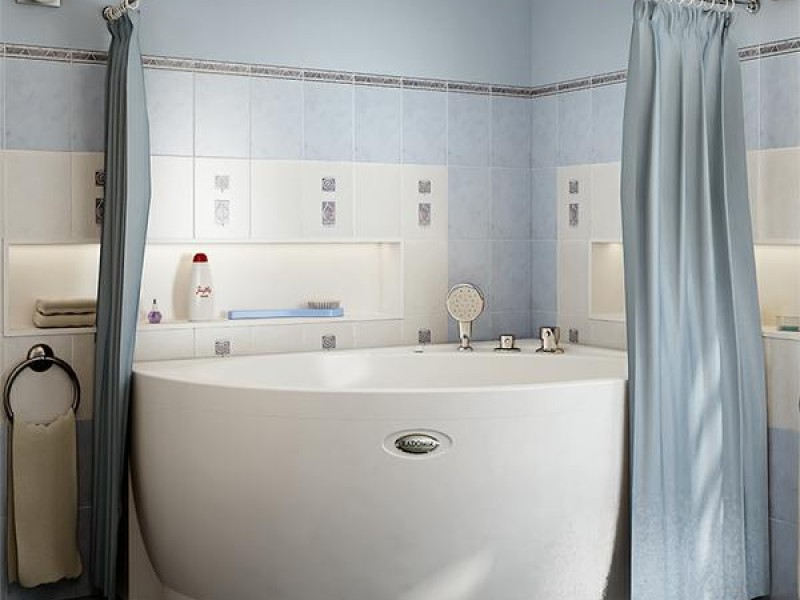 Карниз Радомир 1-12-2-0-0-214 для ванны Модерна 160 x 100 см, хром