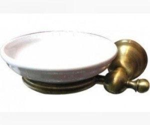 Мыльница Inda Raffaella A32110CR21, настенная, цвет держателя хром, стакан матовое стекло