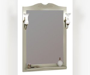 Зеркало Opadiris Клио/Брунелла 65 см, слоновая кость, 00-00003864