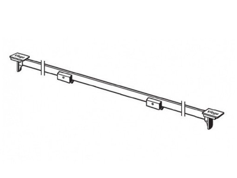 Дизайн-вставка Viega Visign SR1 мод. 4965.30, 686284, матовый хром, подрезная