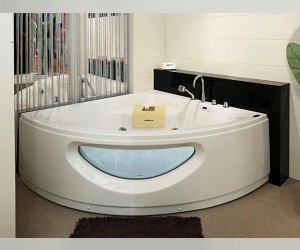 Ванна гидромассажная Appollo AT-9018 150*150 см, смеситель, слив-перелив, сенсорное управление пультом, датчик уровня воды