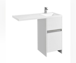 Тумба Акватон Лондри под стиральную машину 40 см, 1A236001LH010, напольная