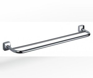 Полотенцедержатель Fixsen Kvadro FX-61302 двойной, 61 см, хром