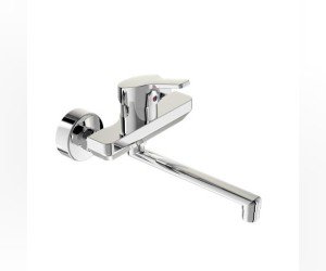 Смеситель Vidima ФОРМ (FORM) BA069AA для кухонной мойки, поворотный излив, хром