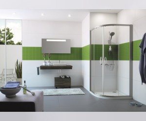 Душевой уголок Huppe Fracture 2.CU0606.069.321 100 x 100 x 190 см, профиль серебро с ярким блеском