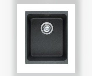 Мойка Franke KUBUS KBG 110-34, 125.0198.410, гранит, нижняя установка, цвет оникс, 36,7*46 см
