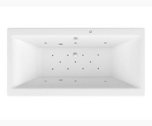 Ванна гидромассажная Excellent Pryzmat 180 x 80 см, RELAX, хром, каркас в подарок