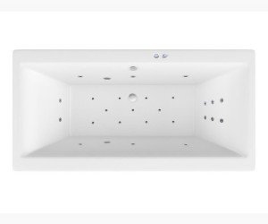 Ванна гидромассажная Excellent Pryzmat 180 x 80 см, ULTRA, хром, каркас в подарок