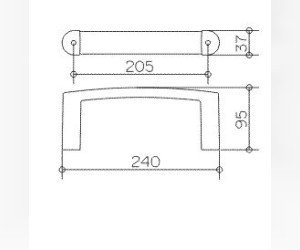 Полотенцедержатель Keuco Elegance New 11621 010000, хром, 20 см