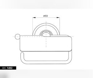 Бумагодержатель Nicolazzi Classica 1492GO, золото
