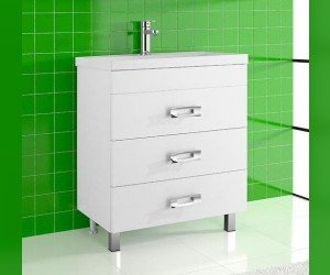 Тумба с раковиной Vod-ok Орландо 80, цвет черный