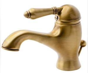 Смеситель Nicolazzi Classico Monokomandi 3402BZ76 для раковины, бронза, ручки P.M. BLANC